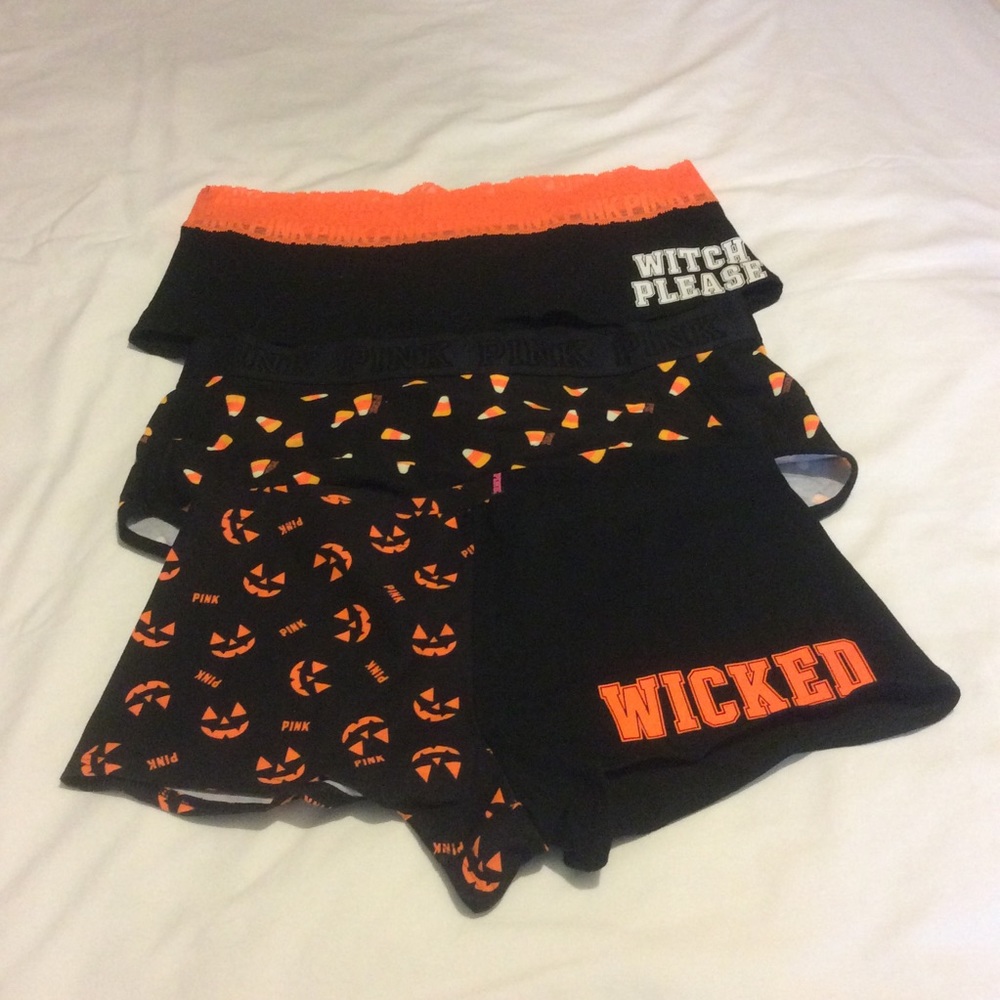 PINK Victoria’s Secret low rise boyshort set of 3